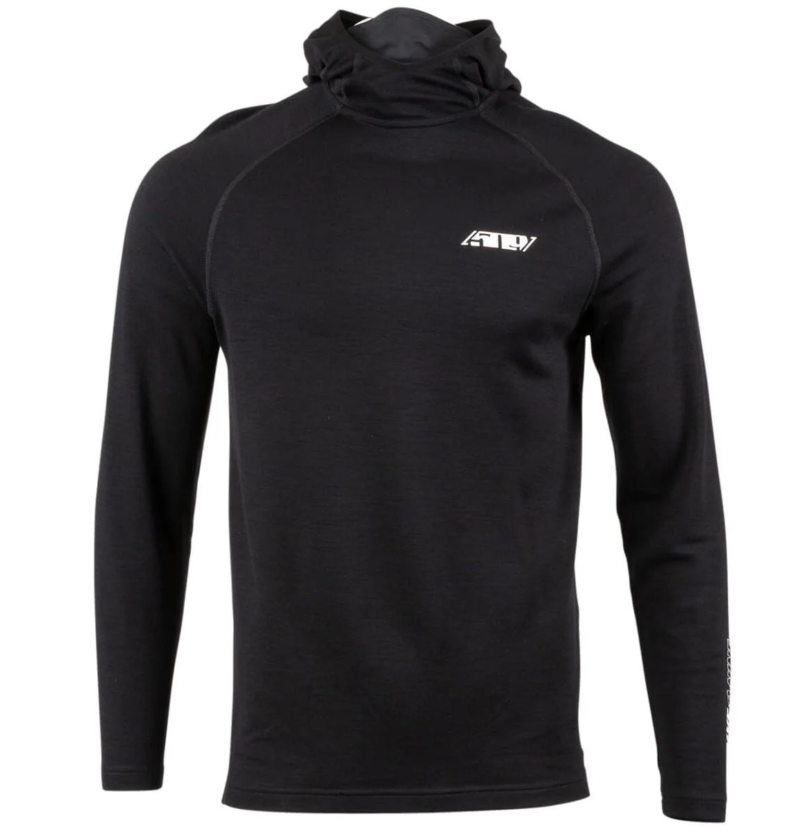 509 FZN merino hoodie front view