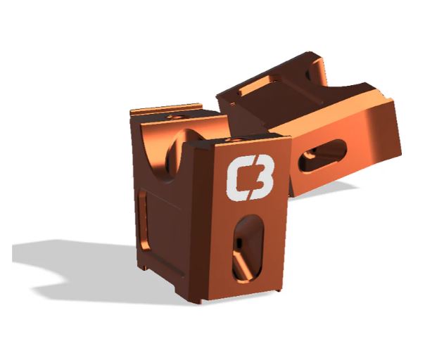 Orange C3 Risers