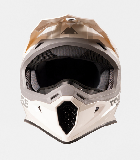 Tobe mantle flow white helmet front