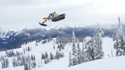 Snowbike jump