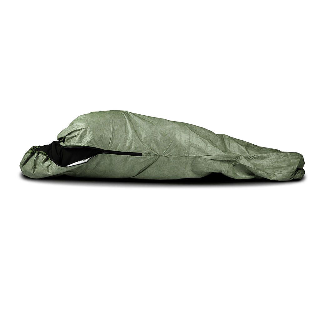 Mountain Lab bivy sack expanded in use